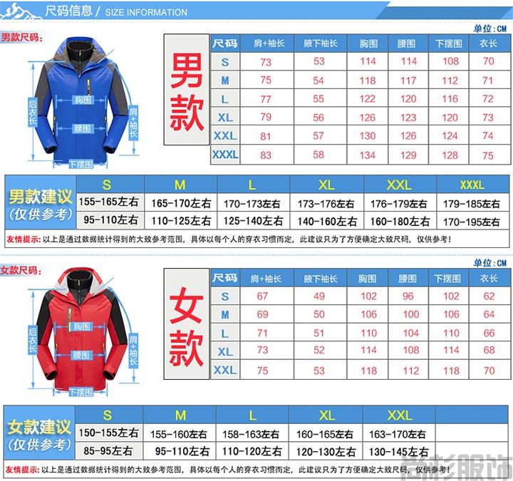 羽絨保暖內(nèi)膽沖鋒衣(圖7) 羽絨保暖內(nèi)膽沖鋒衣(圖7)