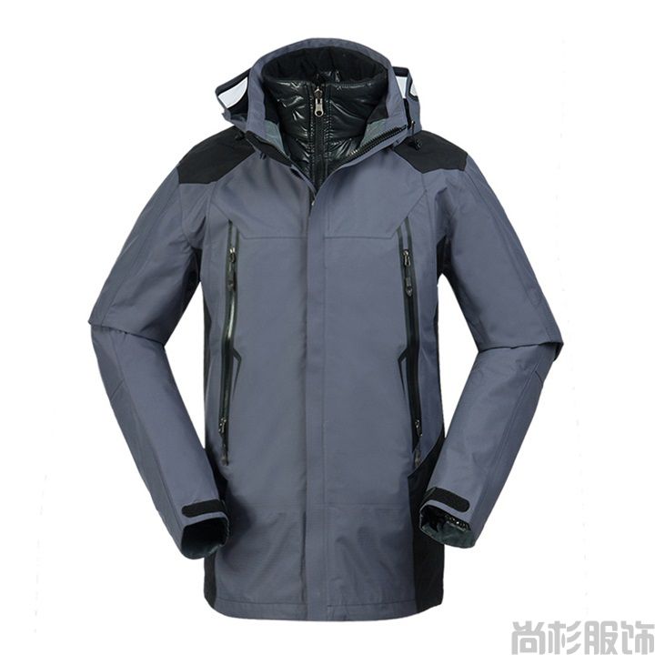 1308棉內(nèi)膽男士沖鋒衣,兩件套沖鋒衣(圖5) 1308棉內(nèi)膽男士沖鋒衣,兩件套沖鋒衣(圖5)