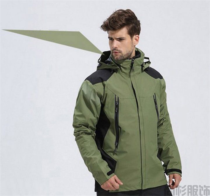 1308棉內(nèi)膽男士沖鋒衣,兩件套沖鋒衣(圖2) 1308棉內(nèi)膽男士沖鋒衣,兩件套沖鋒衣(圖2)