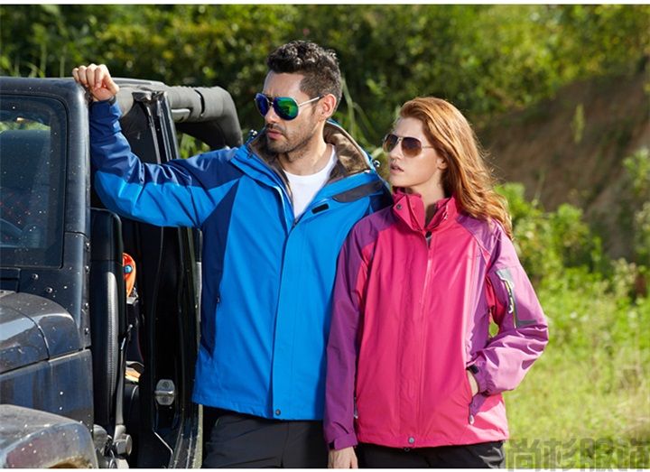 長絨內(nèi)膽沖鋒衣--男士灰色(圖1) 長絨內(nèi)膽沖鋒衣--男士灰色(圖1)